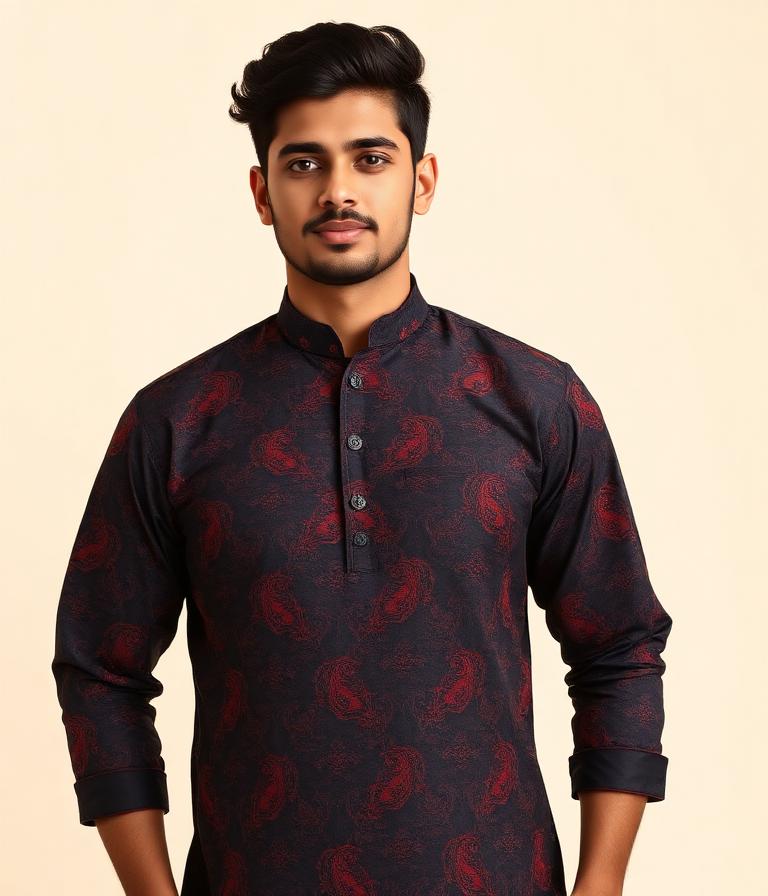 ফ্লোরাল কটন কুর্তি